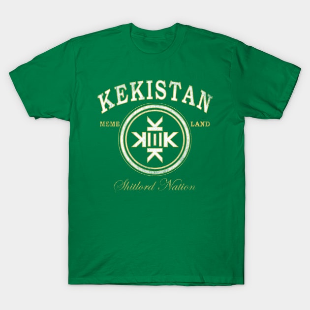 Kekistan Jersey T-Shirt by Cultural Barbwire